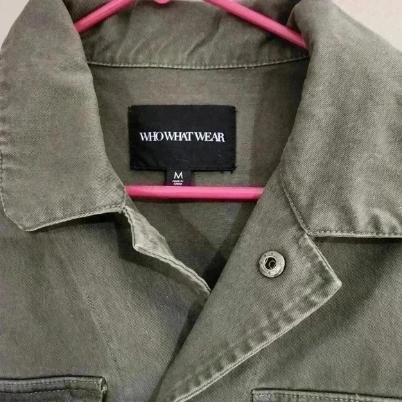 Whowhatwear jacket olive green size M - Picture 2 of 4